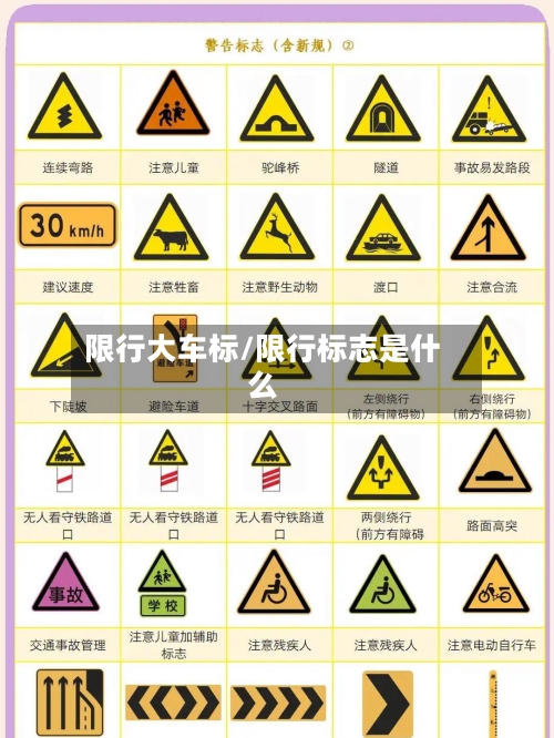 限行大车标/限行标志是什么-第3张图片