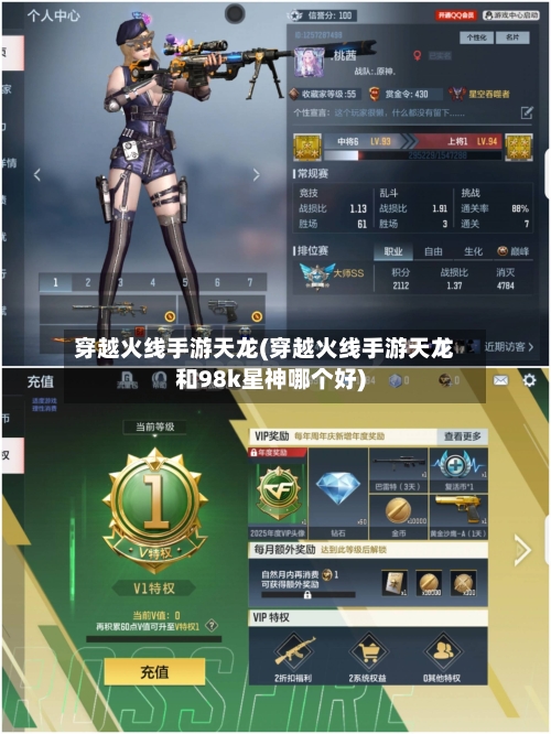 穿越火线手游天龙(穿越火线手游天龙和98k星神哪个好)-第2张图片