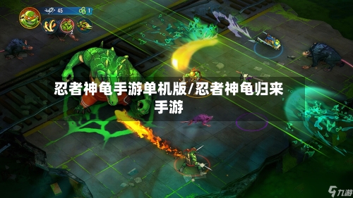 忍者神龟手游单机版/忍者神龟归来手游