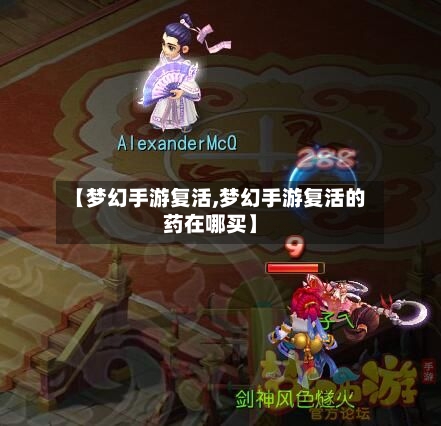 【梦幻手游复活,梦幻手游复活的药在哪买】