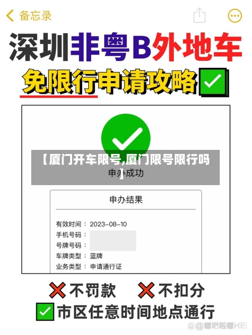 【厦门开车限号,厦门限号限行吗】